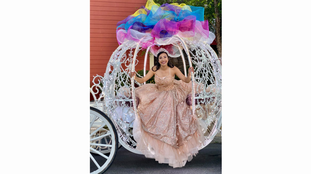 Heritage Carriage Rides – slide photo – girl in peach upclose copy